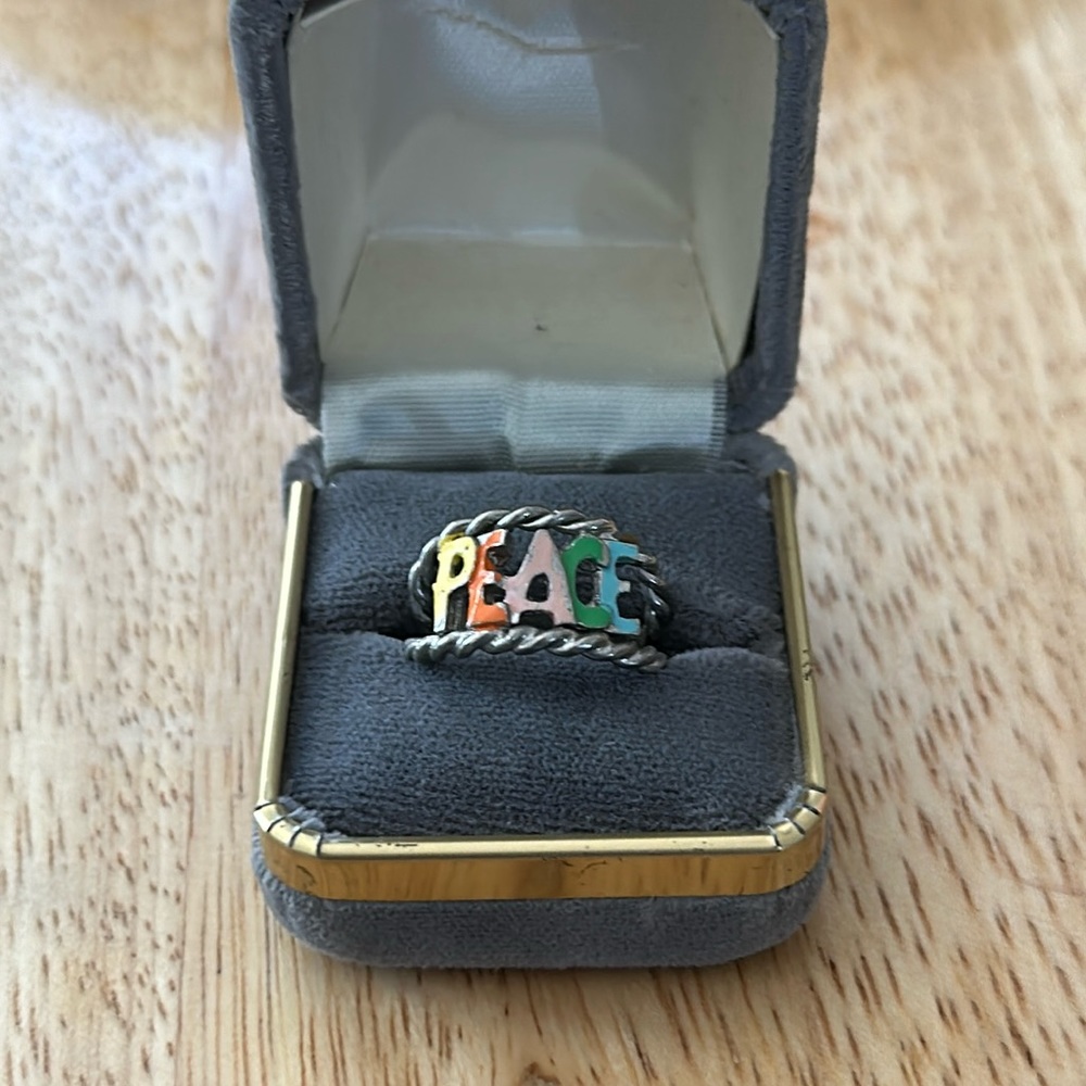 Colorful Peace Ring